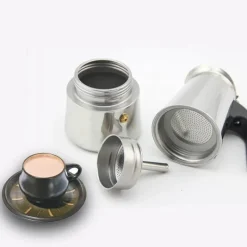 Tom Küche & Esszimmer-Mokkakanne aus Edelstahl – langlebige Kaffeemaschine