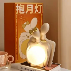 Illuminate Home Beleuchtung-Mondlampe für Paare – Romantisches Nachtlicht, Heimdekoration