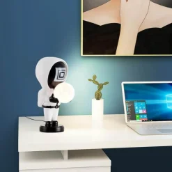 Bright Accents Beleuchtung-Mond-Schreibtischlampe – Kreatives Nachtlicht für die Inneneinrichtung