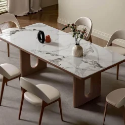 The Lounge Loft Möbel-Monica Slate Esstisch - Moderne, elegante Esszimmermöbel