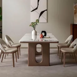 The Lounge Loft Möbel-Monica Slate Esstisch - Moderne, elegante Esszimmermöbel