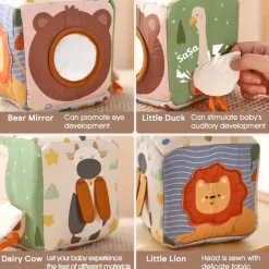 Toy World Babyspielzeug-Montessori-Taschentuchbox-Spielzeug – Sensorisches und pädagogisches Spiel für Babys