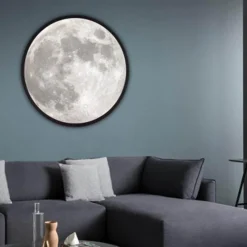 Comfort u0026 Style Beleuchtung-Moon Mirror Wall Lamp - Modern Smart Decorative Light