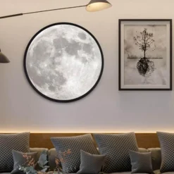 Comfort u0026 Style Beleuchtung-Moon Mirror Wall Lamp - Modern Smart Decorative Light