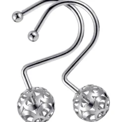 Aqua Essence Badezimmer-Moon Shower Curtain Hooks - Decorative Bathroom Accessories