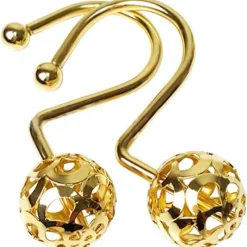 Aqua Essence Badezimmer-Moon Shower Curtain Hooks - Decorative Bathroom Accessories