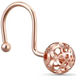 Aqua Essence Badezimmer-Moon Shower Curtain Hooks - Decorative Bathroom Accessories