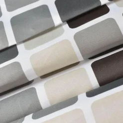 Aqua Essence Badezimmer-Mosaik-Duschvorhang – Dekorativer Badezimmervorhang für stilvolle Einrichtung