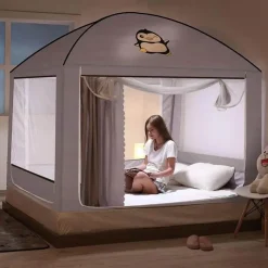 Kinder Comfort u0026 Style Kinderzimmermöbel-Moskito-Bettzelt – staubdichtes Anti-Fall-Schlafdach