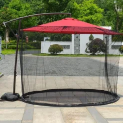 Adventure Basecamp Camping Im Freien|Outdoor-Artikel-Moskitonetz für Terrassenschirme – Insektenschutz für den Außenbereich