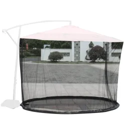 Adventure Basecamp Camping Im Freien|Outdoor-Artikel-Moskitonetz für Terrassenschirme – Insektenschutz für den Außenbereich