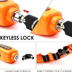 Wild u0026 Free Gear Autozubehör|Automobilindustrie-Motorrad-Bremsgriffschloss - Sicherheitsschloss für die Sicherheit Ihres Motorrads