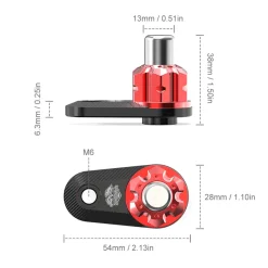 Decor Fahrräder & Verkehr-Motorrad-Bremsschloss - Sicherheits-Lenker-Parkschloss