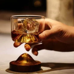 The Culinary Kit Küche & Esszimmer-Mountain Whiskey-Gläser – Charmantes Whisky-Becher-Set