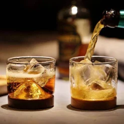 The Culinary Kit Küche & Esszimmer-Mountain Whiskey-Gläser – Charmantes Whisky-Becher-Set