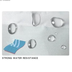 Aqua Essence Badezimmer-Mozart Duschvorhang-Set – Musikalisches Badezimmerdekor