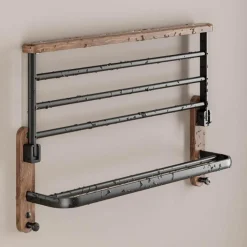 Aqua Essence Badezimmer-Multi-Bar Rack - Versatile Storage Solution for Home Gym