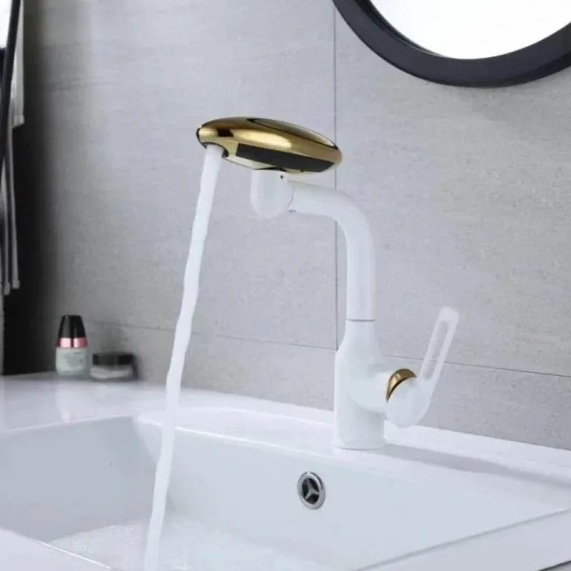 The Blissful Bath Badezimmer-Multifunctional Nordic Basin Faucet - Rotating Waterfall Design