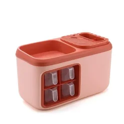 Space Savvy Küche & Esszimmer-Multifunktionaler Aufbewahrungs-Organizer für die Küche – Besteck- und Getreidehalter