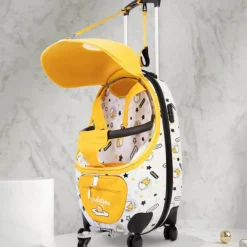 Kinder Wilderness Haven Kinderwagen & Zubehör|Outdoor-Artikel-Multifunktionaler Gepäckkinderwagen – Reisefreundliche Babytrage