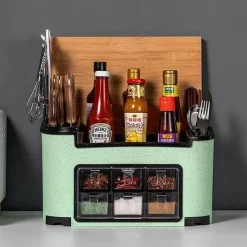 The Decor Haven Küche & Esszimmer-Multifunktionaler Küchen-Organizer – praktische Aufbewahrungslösung