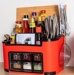 The Decor Haven Küche & Esszimmer-Multifunktionaler Küchen-Organizer – praktische Aufbewahrungslösung