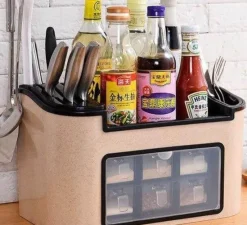 The Decor Haven Küche & Esszimmer-Multifunktionaler Küchen-Organizer – praktische Aufbewahrungslösung