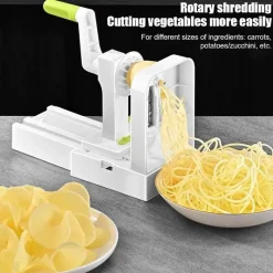 Tom Küche & Esszimmer-Multifunktionaler Spiralschneider - Gemüsereibe Nudelmaschine