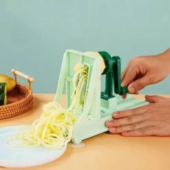 Tom Küche & Esszimmer-Multifunktionaler Spiralschneider - Gemüsereibe Nudelmaschine