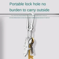 The Outdoor Vault Outdoor-Artikel|Heimwerkzeuge-Multifunktionales Hai-Schlüsselanhängermesser - Zahnstocherwerkzeug