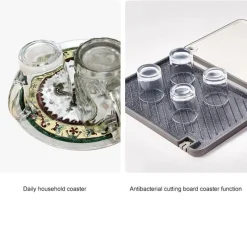 The Culinary Kit Küche & Esszimmer-Multifunktionales Schneidebrett mit Spitzer - Küchenwerkzeug