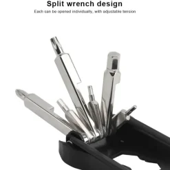 The Decor Haven Fahrräder & Verkehr|Camping Im Freien-Multifunktionales Taschenwerkzeugset - Kompaktes Toolkit