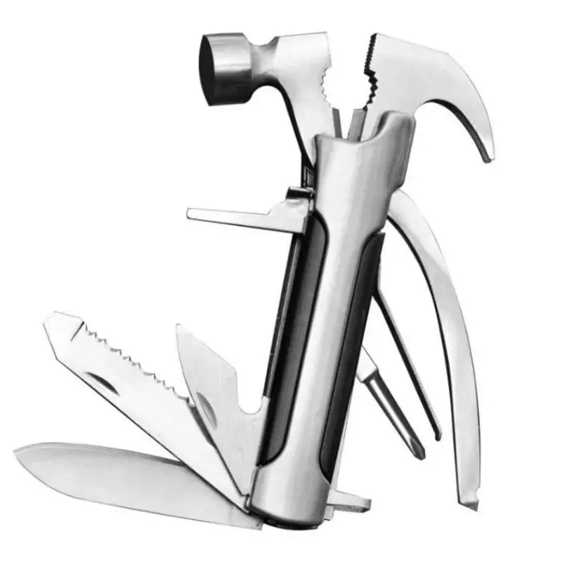 The Outdoor Vault Camping-Werkzeuge|Camping Im Freien-Multifunktions-Campinghammer-Werkzeug – tragbare 10-in-1-Outdoor-Ausrüstung