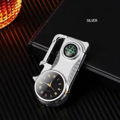 Trail Tech Camping-Werkzeuge|Outdoor-Artikel-Multifunktions-Schlüsselanhänger, Feuerzeug, Kompass, ultimatives Überlebenswerkzeug für den Außenbereich