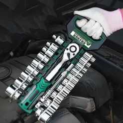 The Decor Haven Autozubehör|Automobilindustrie-Multifunktions-Schraubenschlüsselsatz – All-in-One-Steckschlüsselsatz