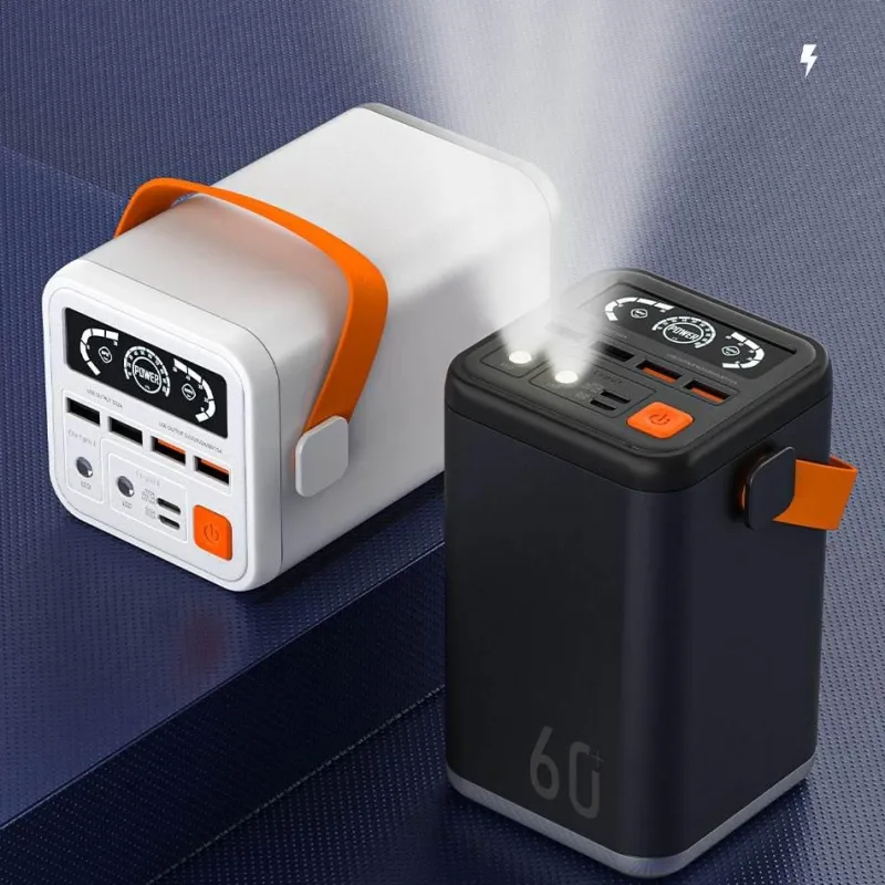 The Outdoor Vault Camping-Werkzeuge|Heimwerkzeuge-Multi-Port-Schnelllade-Powerbank – Tragbares LED-Ladegerät