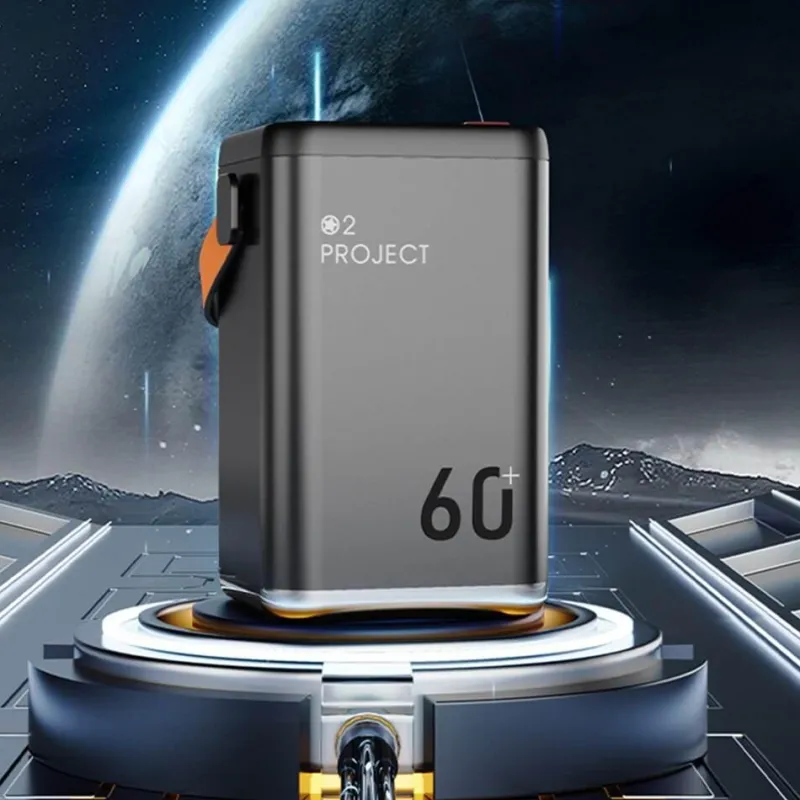 The Outdoor Vault Camping-Werkzeuge|Heimwerkzeuge-Multi-Port-Schnelllade-Powerbank – Tragbares LED-Ladegerät