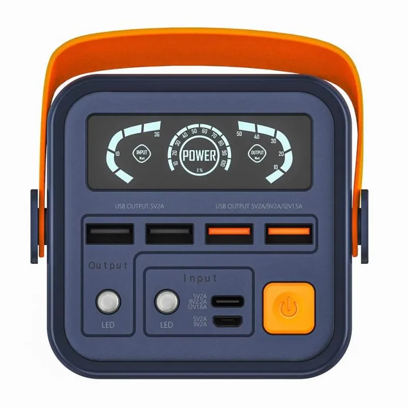 The Outdoor Vault Camping-Werkzeuge|Heimwerkzeuge-Multi-Port-Schnelllade-Powerbank – Tragbares LED-Ladegerät