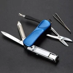 The Outdoor Vault Camping-Werkzeuge|Heimwerkzeuge-Multitool-Schlüsselanhänger – 10-in-1-EDC-Werkzeug aus Edelstahl