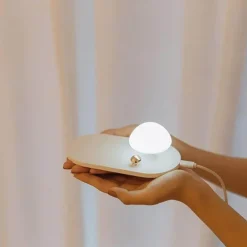 Comfort u0026 Style Beleuchtung-Mushroom LED Night Light - USB Wireless Charging Lamp