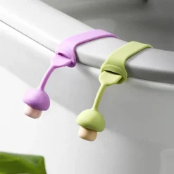 The Blissful Bath Badezimmer-Mushroom Toilet Seat Lifter - Flexible Potty Training Aid for Kids