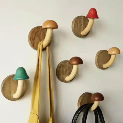 Ember u0026 Ivy Gadgets Für Zuhause-Mystic Mushroom Wandaufhänger - Kleiderständer aus Holz