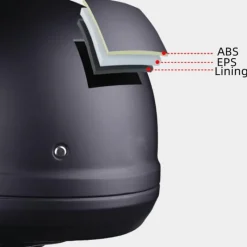 Decor Fahrräder & Verkehr-Mystic Rider Integralhelm – Abnehmbarer Motorradhelm