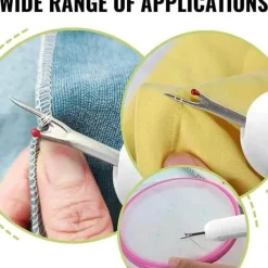 The Decor Haven Gadgets Für Zuhause-Nadeleinfädler-Nahttrenner-Werkzeug – Nähzubehör mit doppeltem Verwendungszweck