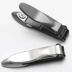 PureGlow Männerpflege|Frauenpflege-Nagelknipser aus Edelstahl mit Aufbewahrung – Nagelknipser-Organizer