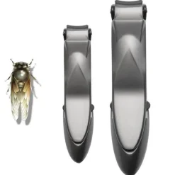 PureGlow Männerpflege|Frauenpflege-Nagelknipser aus Edelstahl mit Aufbewahrung – Nagelknipser-Organizer