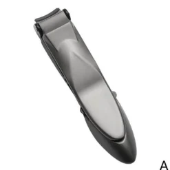 PureGlow Männerpflege|Frauenpflege-Nagelknipser aus Edelstahl mit Aufbewahrung – Nagelknipser-Organizer