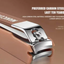 PureGlow Männerpflege|Frauenpflege-Nagelpflegeset aus Edelstahl – Professionelles Maniküre-Werkzeugset