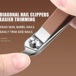 PureGlow Männerpflege|Frauenpflege-Nagelpflegeset aus Edelstahl – Professionelles Maniküre-Werkzeugset