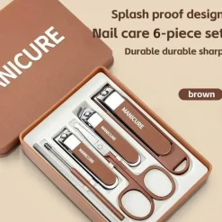 PureGlow Männerpflege|Frauenpflege-Nagelpflegeset aus Edelstahl – Professionelles Maniküre-Werkzeugset